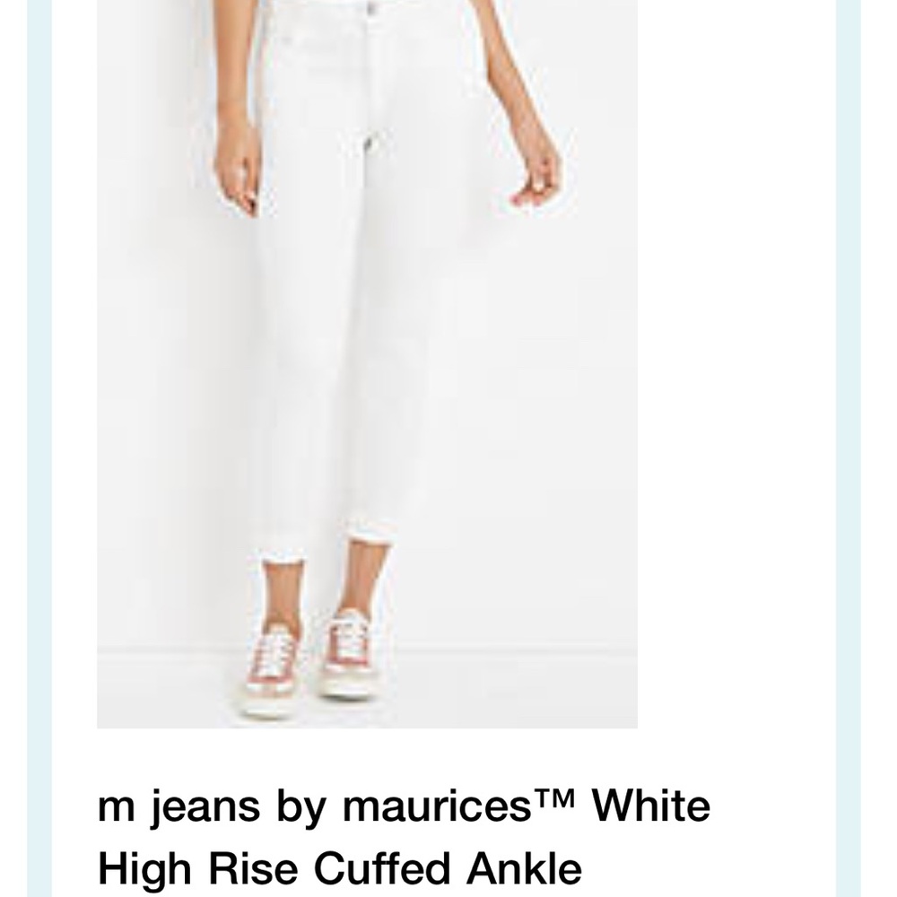 Maurices White High Rise Jeans
